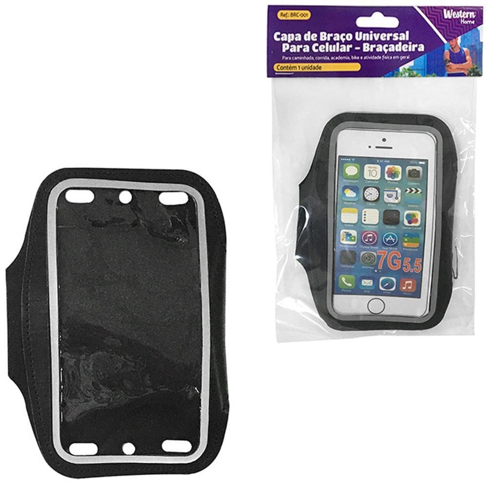 Suporte Para Celular Ajustável Tipo Braçadeira