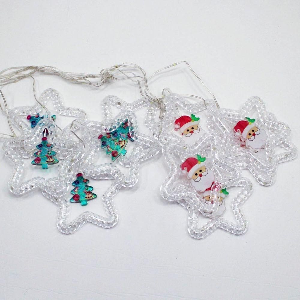 Cascata Pisca Leds Decoração Noel árvore Natal Branco De 3m