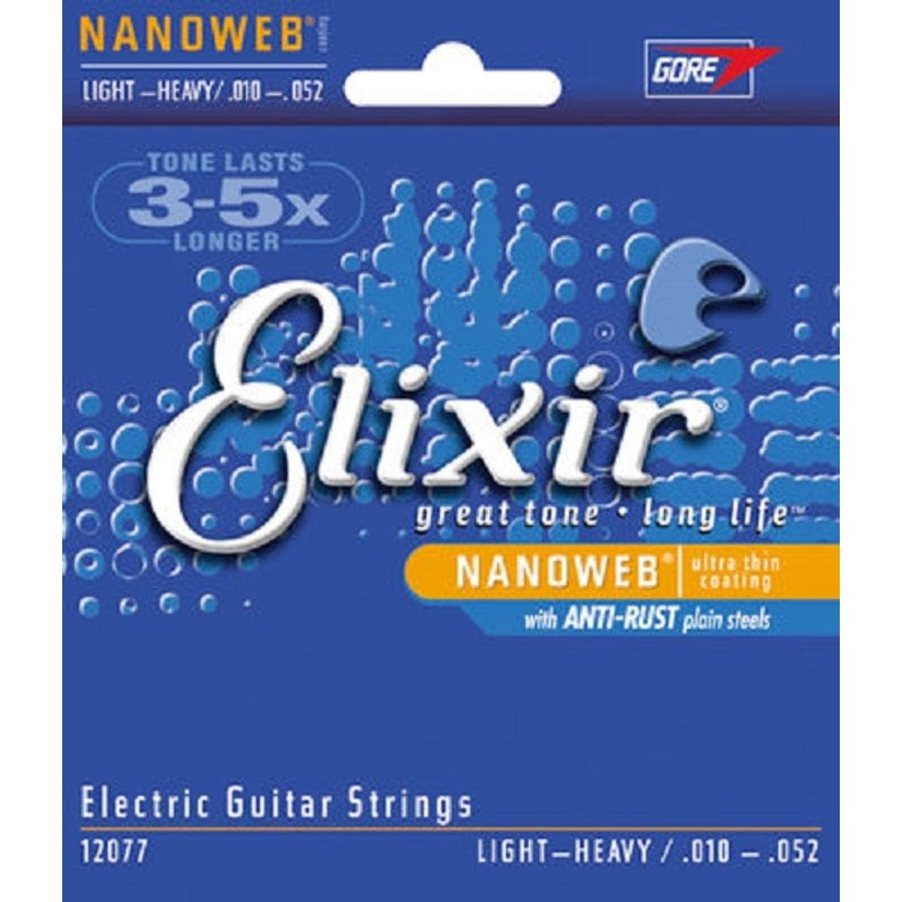 Encordoamento 010 Light Heavy Para Guitarra Elixir