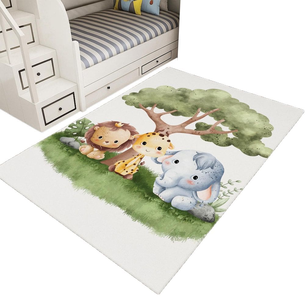 Tapete Infantil Estampado 1,00 X65 Decorativo Antiderrapante