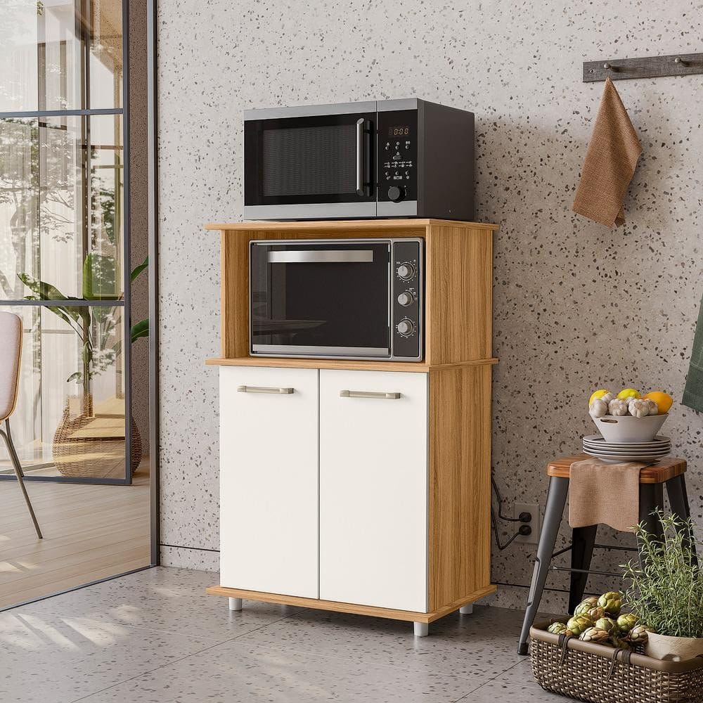 Balcão Isis Para Micro-ondas e Forno 2 Portas - Nicioli