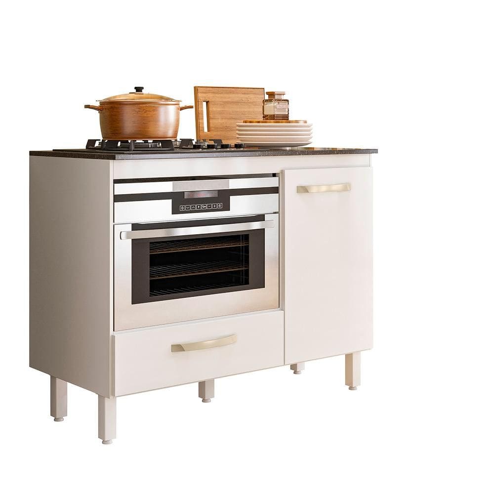 Balcão para Cooktop Fit 1 Porta 1 Gaveta - Nicioli