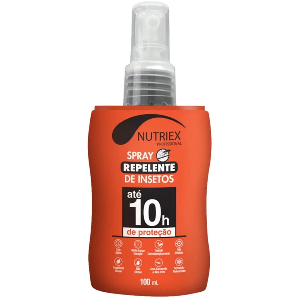 Repelente de Insetos em Spray Até 10 Horas 100ml Nutriex