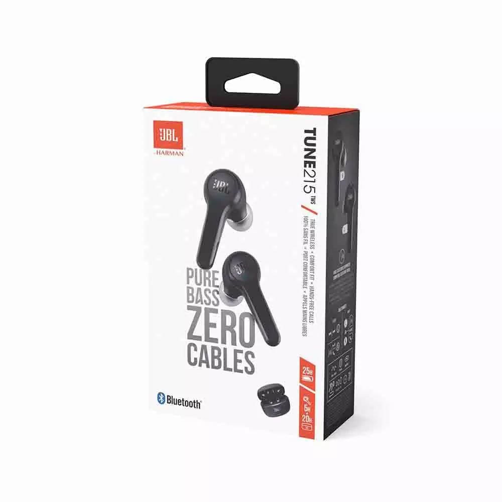 Fone de Ouvido Intra-Auricular JBLTune T215TWS Preto