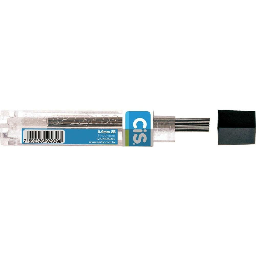 Caixa Grafite Cis BigTree 2B 0.9Mm Com 12 Tubos