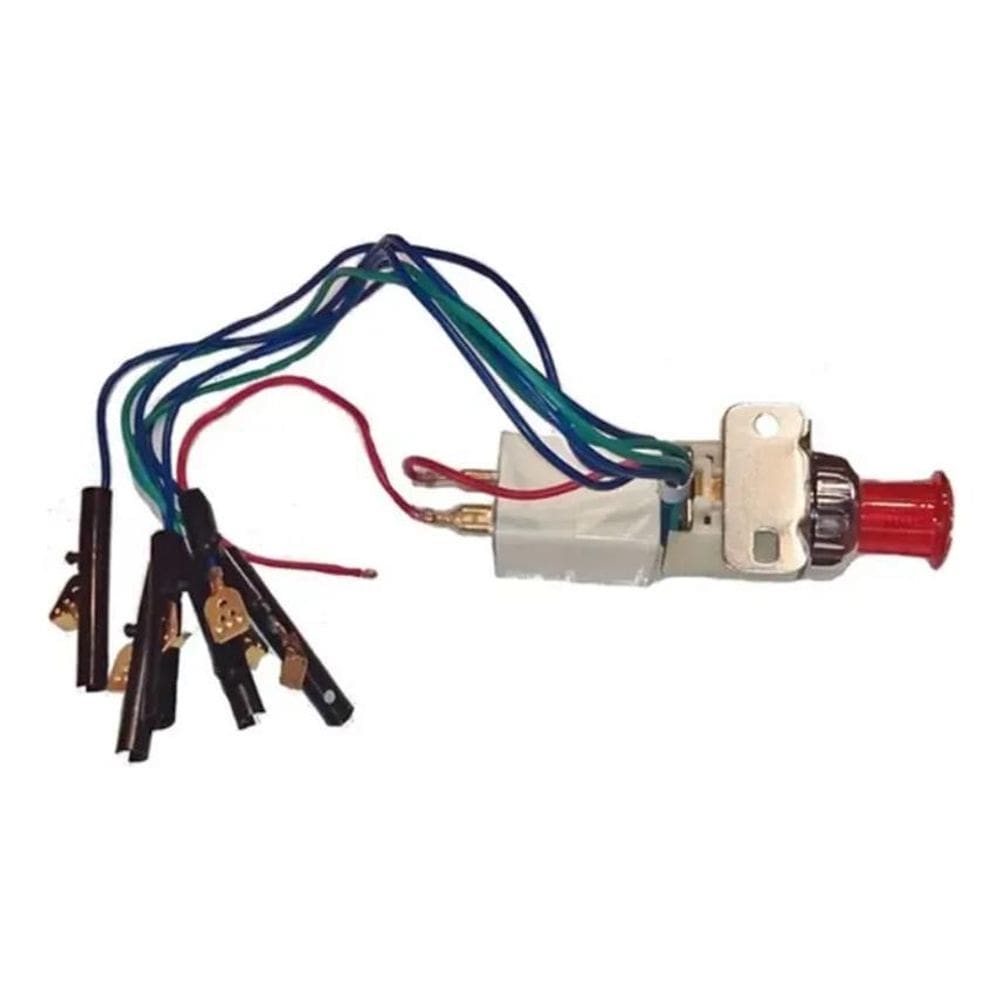 Relé Pisca Alerta Universal C/Botão 1 Estágio 240W 24V