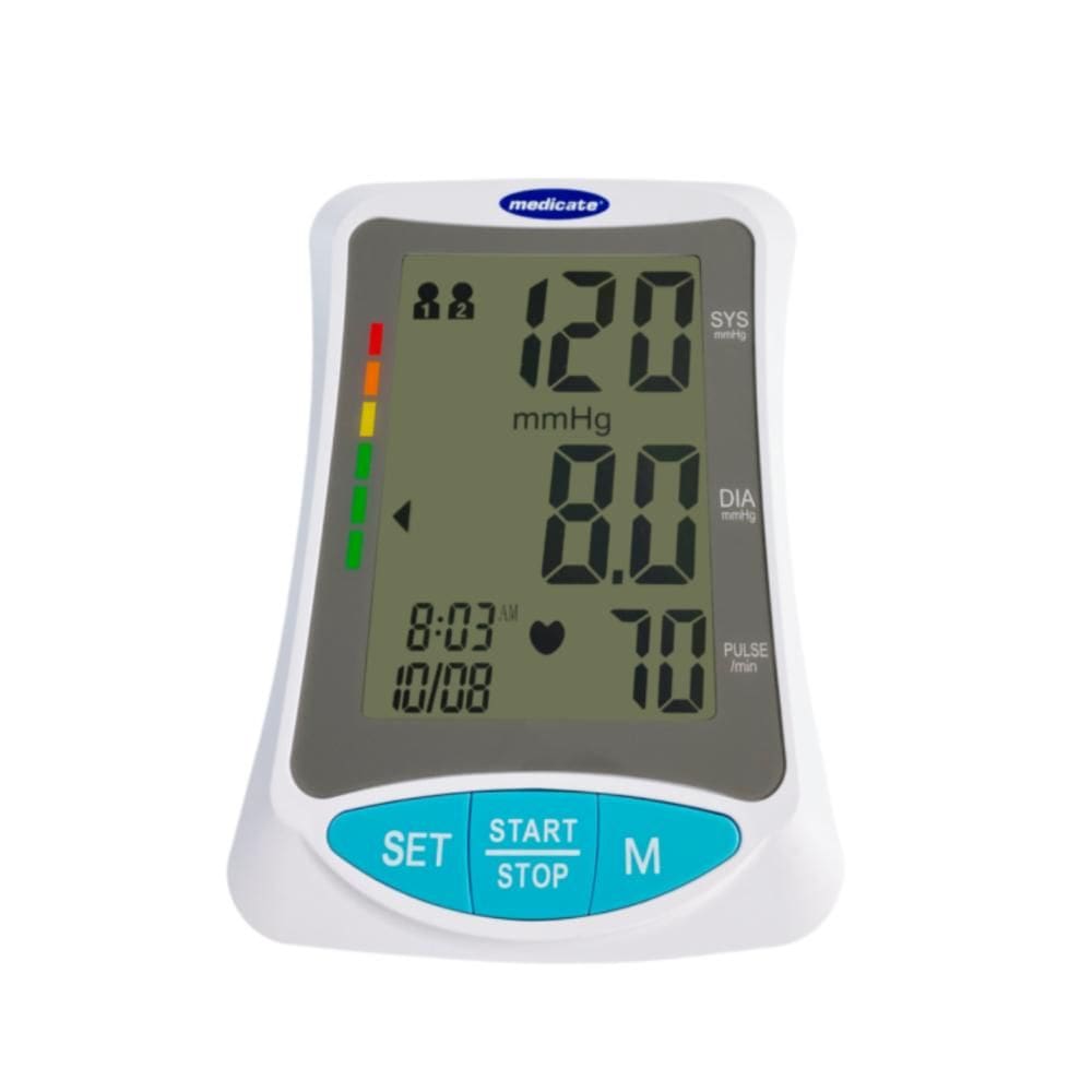 Aparelho De Pressão Digital Braço Medicate Cor Branco