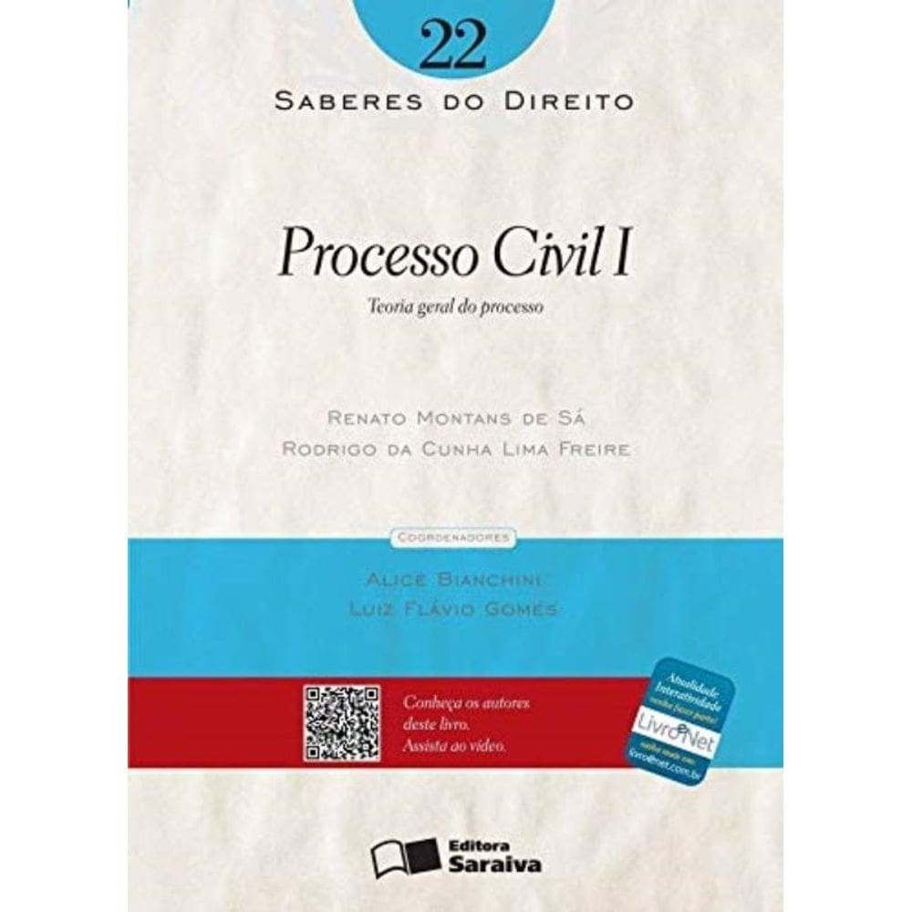 Saberes Do Direito 22 - Processo Civil I - Saraiva