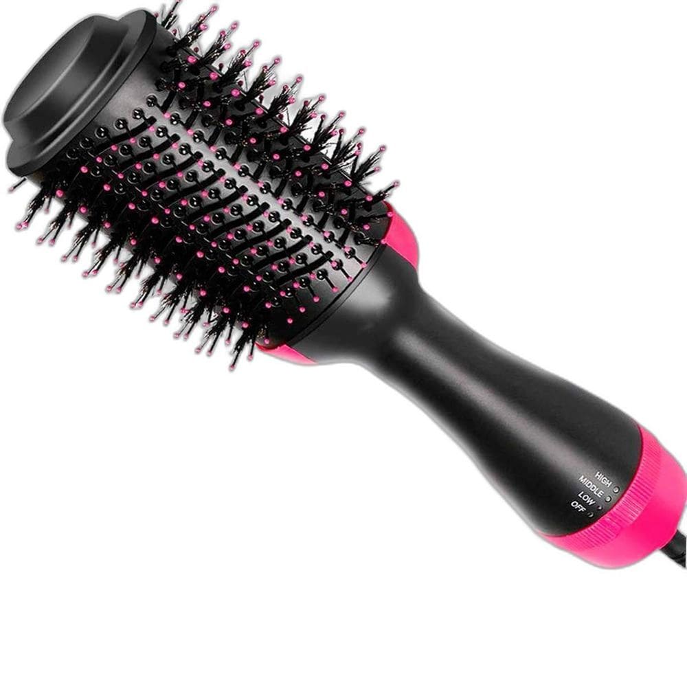 Escova Secador Elétrica Seca Alisa Tira Frizz Modela 110V