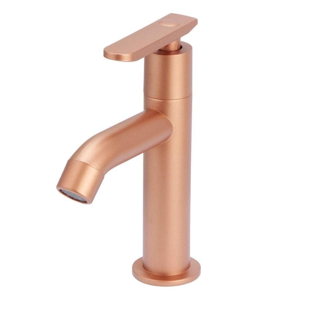 Torneira Lavatório Slim Alta Pratica Abs Rose Mesa 1/4V.