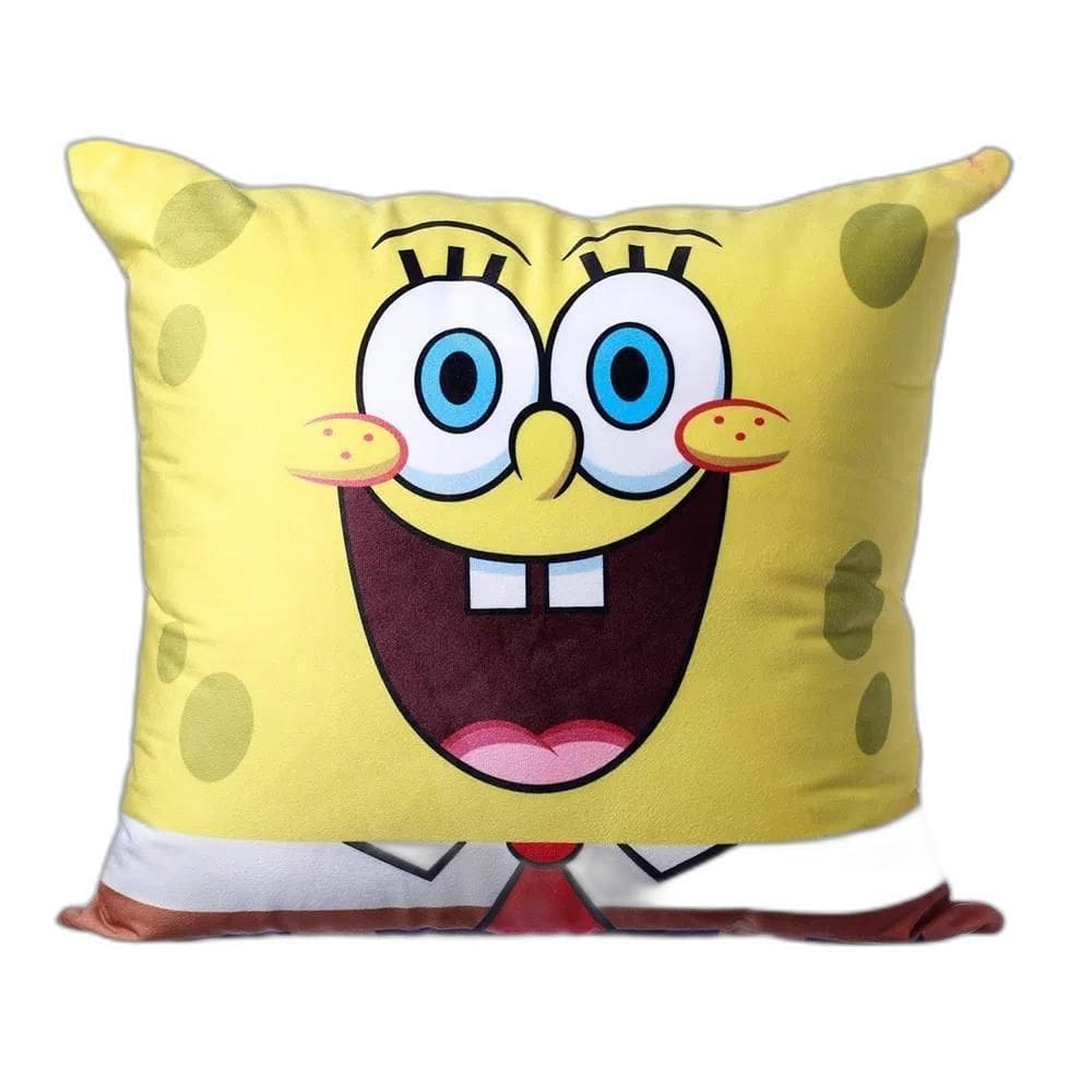 Almofada Fibra Veludo 40X40 Bob Esponja
