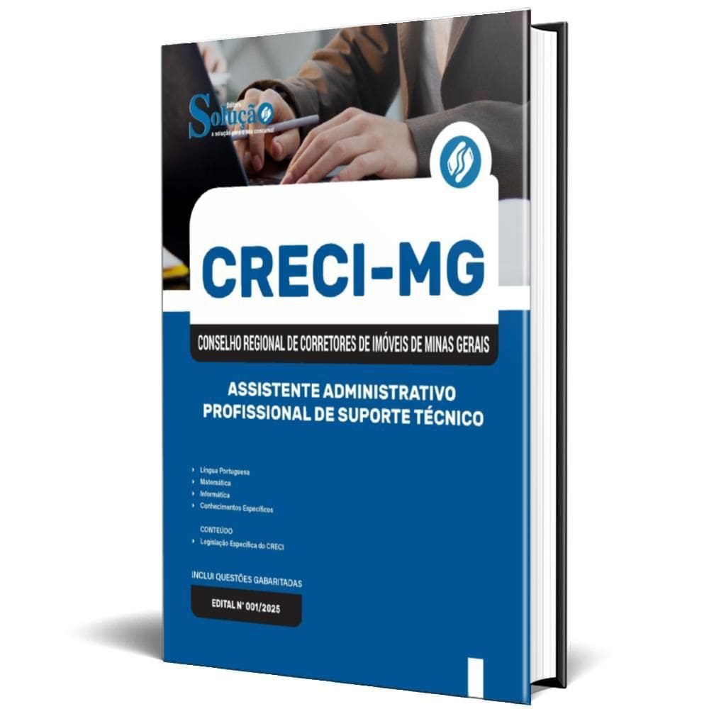 Apostila Creci Mg 2025 Assistente Administrativo