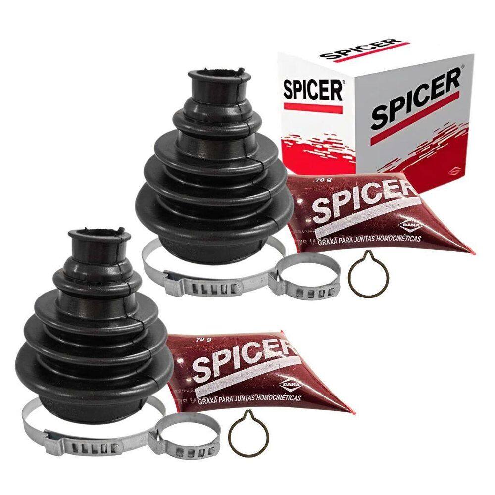 Par Kit Reparo Coifa Homocinetica Para Fiorino 03 A 13 Roda