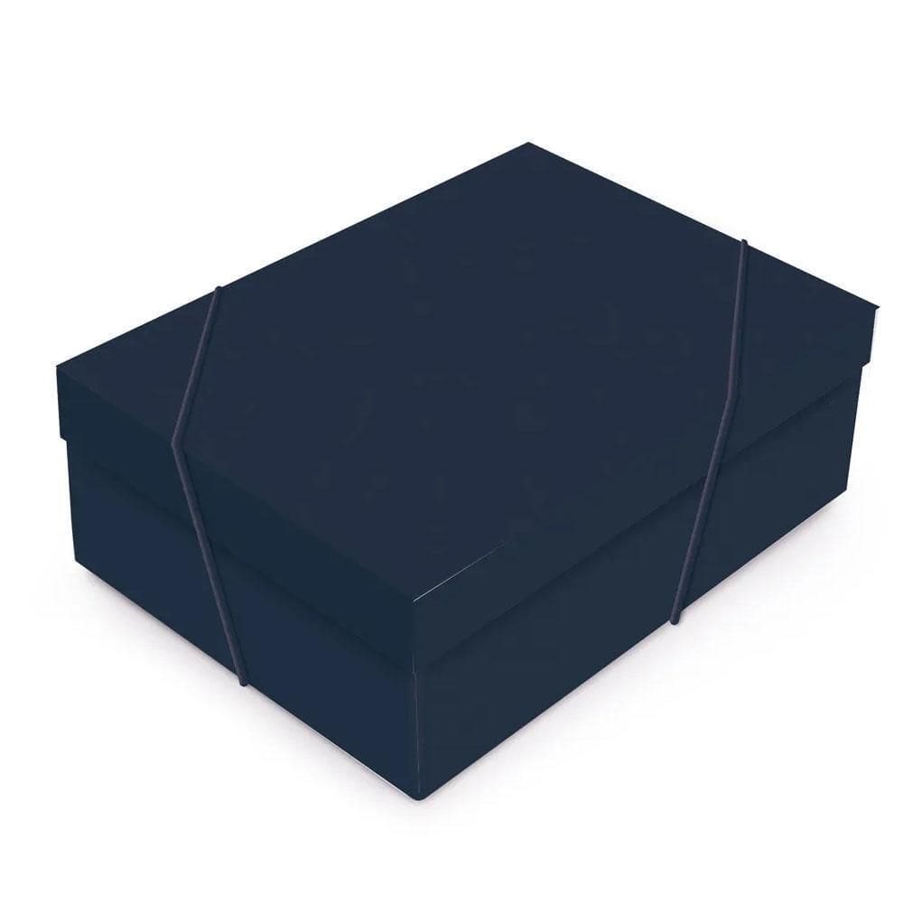 Caixa Embalagem De Presente 24X18X8Cm Twilight Azul Tam P