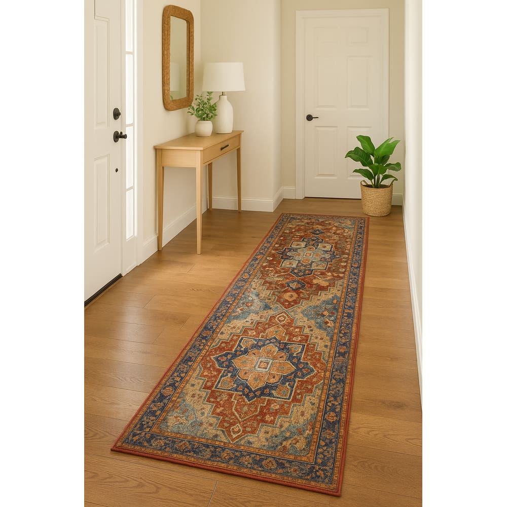 Tapete Vinci Pelo Baixo Antialérgico Impermeável 60x230cm Jolitex - Bolonha