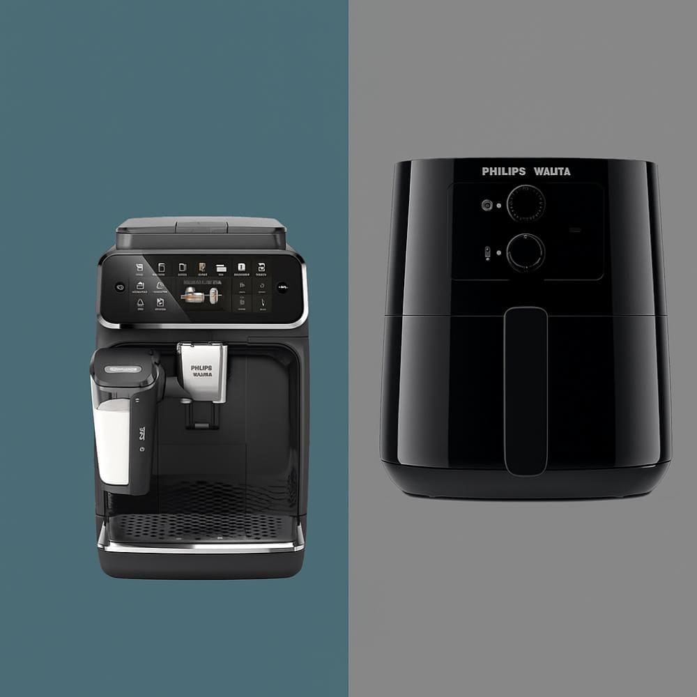 Cafeteira LatteGo 4400 + Airfryer Série 3000