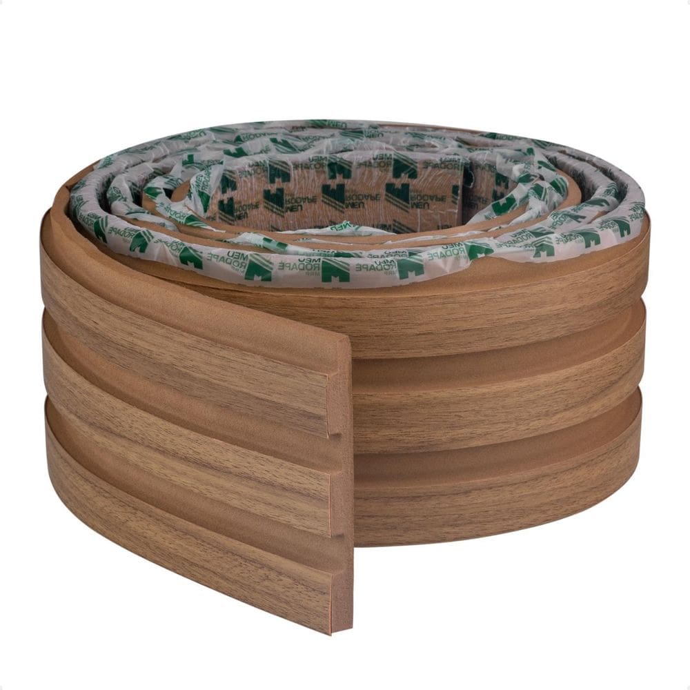 5Mt Painel Ripado Eva Laminado Autocolante Nogueira Natural