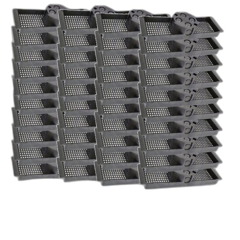 Kit 40 Caixa Luz Suporte Para Laje Octogonal 30Cm Tuboline