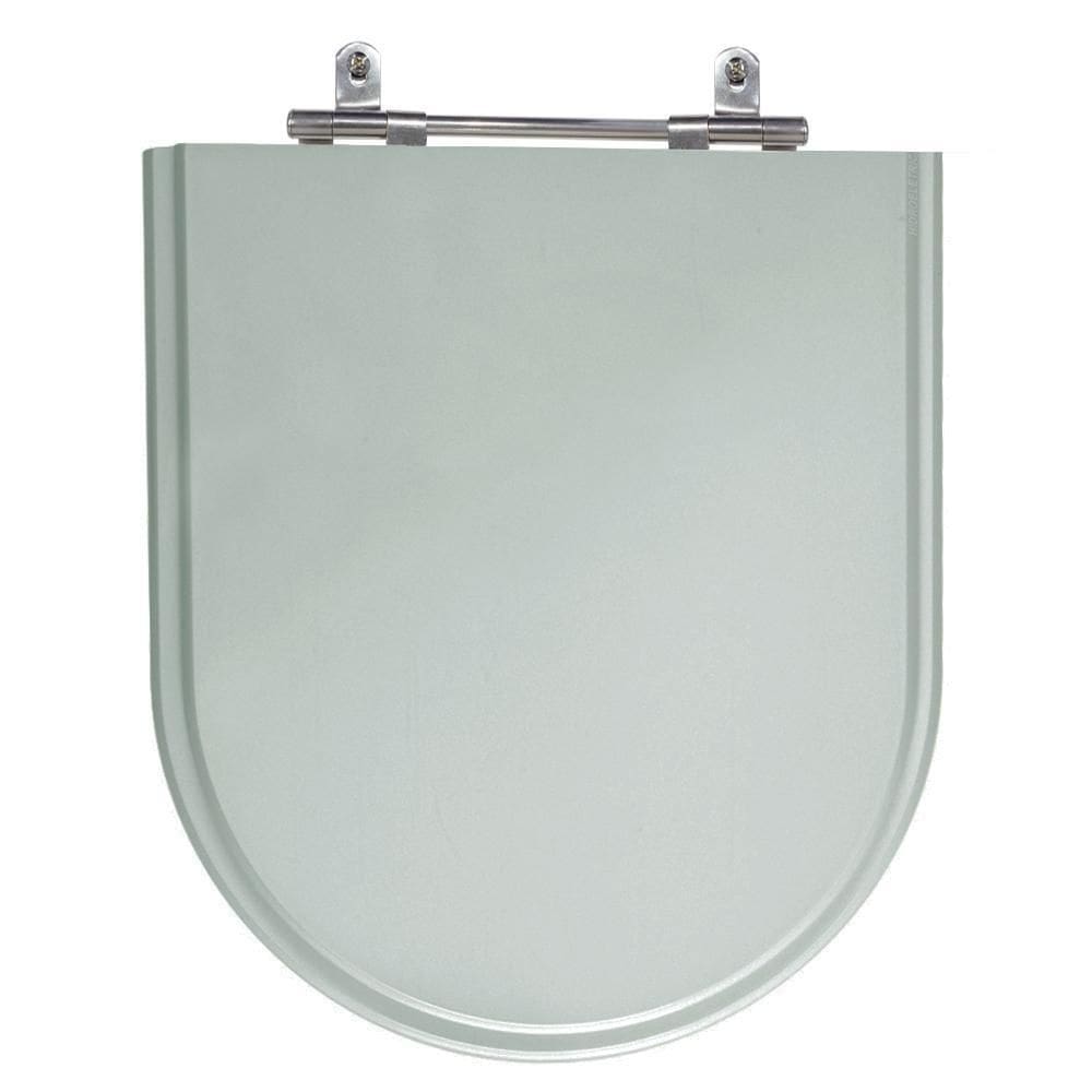 Assento Laqueado Carrara Verde Malva Tampa Vaso Deca Em Mdf