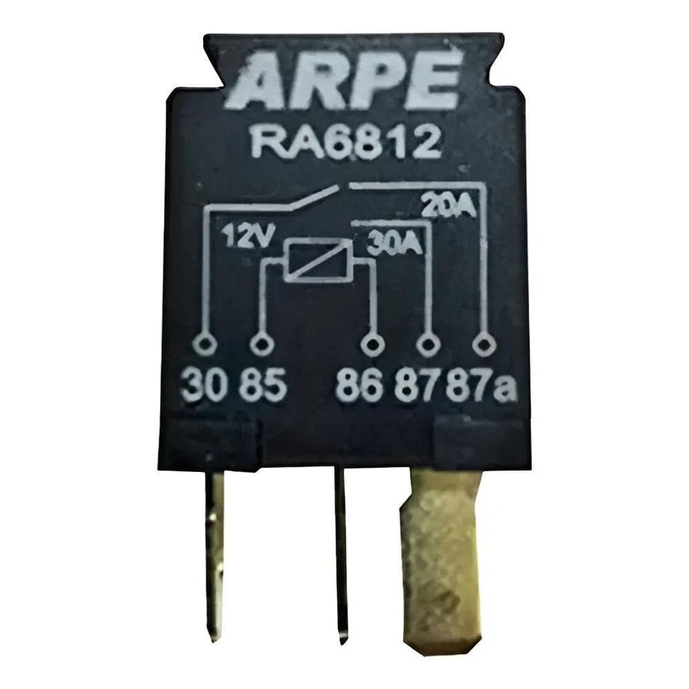Relé Mini Freio 30/20A 5 Terminais Reversível Uso Geral