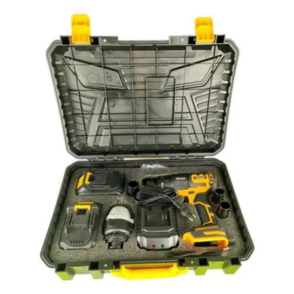Kit Parafusadora E Chave De Impacto Nk8001 6Em 1