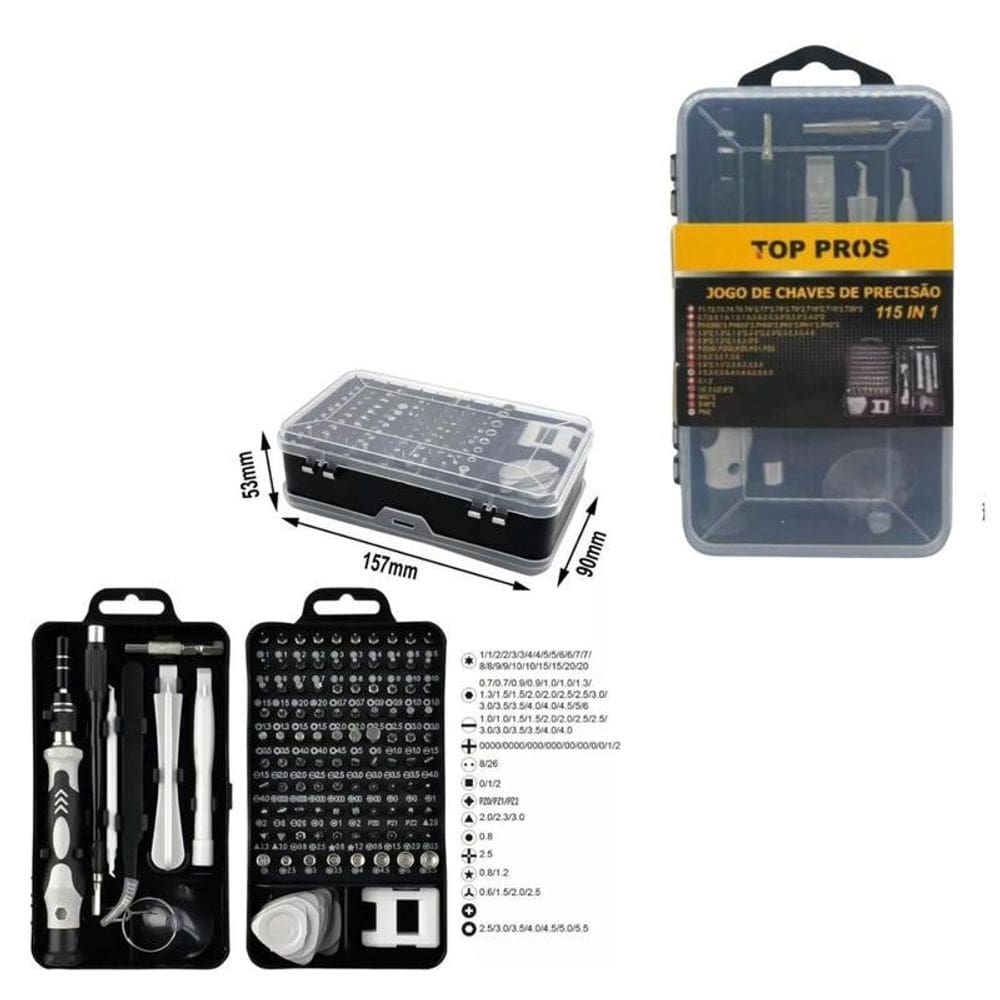 Conjunto Chave De Precisão Para Reparos Técnicos