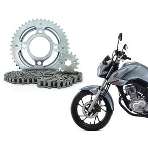 Kit Relação Cg Titan Fan 160 Start Cargo De 2015 Ate 2021