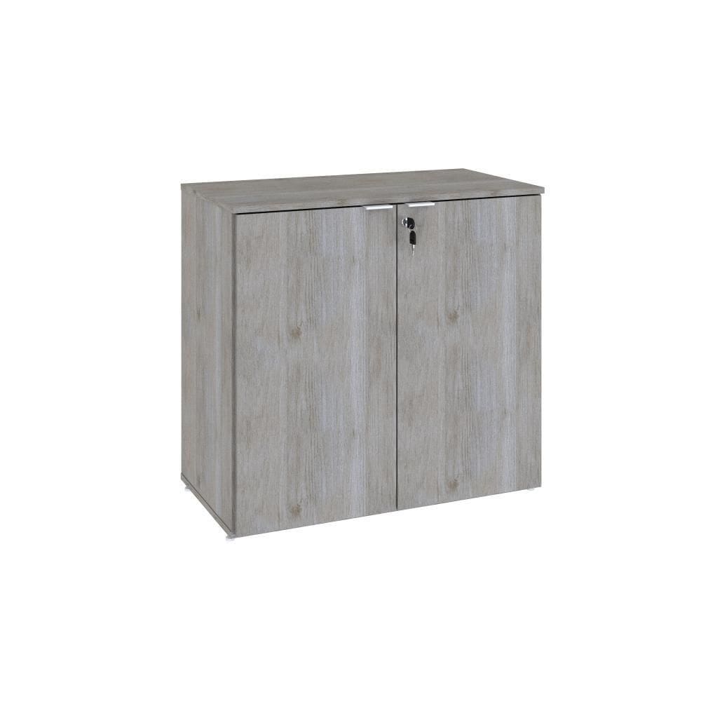 Armário Baixo Com 02 Portas 75x80x42cm Wlab80 Snow Branco