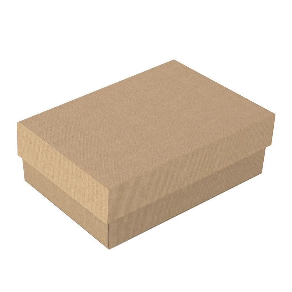 Caixa De Presente Petit 19,5X14X6,5Cm Kraft Pardo Tam M