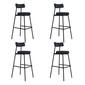 Banqueta Alta Stout Ae: 100 / Aa: 75cm C/04 Un. Etnico Níquel Etnico Níquel