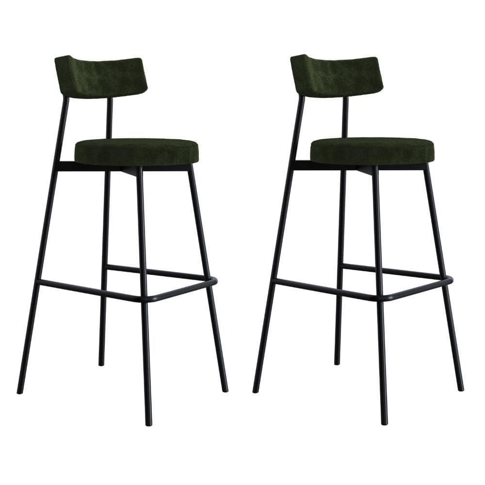 Banqueta Alta Stout Ae: 100 / Aa: 75cm C/02 Un. Boucle Verde Alga Boucle Verde Alga