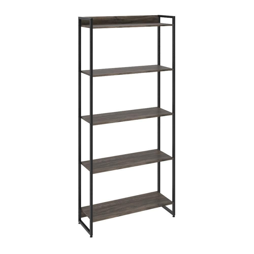 Estante Dynamica 80x30x187cm C/05 Prateleiras Carvalho Dark / Carvalho Dark /