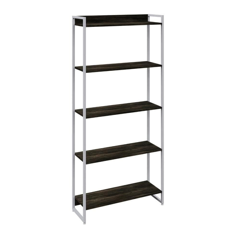 Estante Dynamica 80x30x187cm C/05 Prateleiras Carvalho Dark / Carvalho Dark /