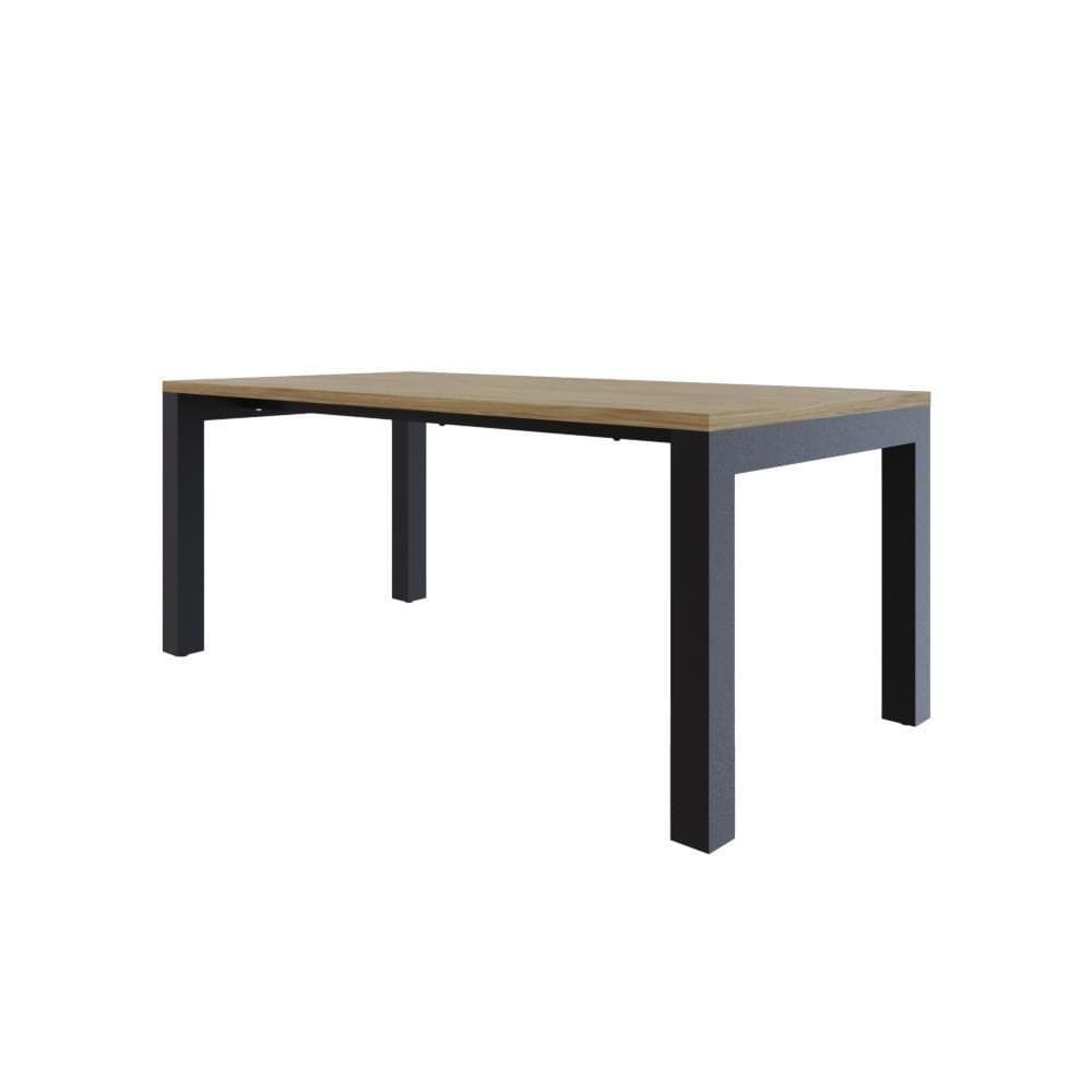 Mesa De Jantar Bronx U 180x90x77cm Brmj9180u Vermont Oak - Vermont Oak/