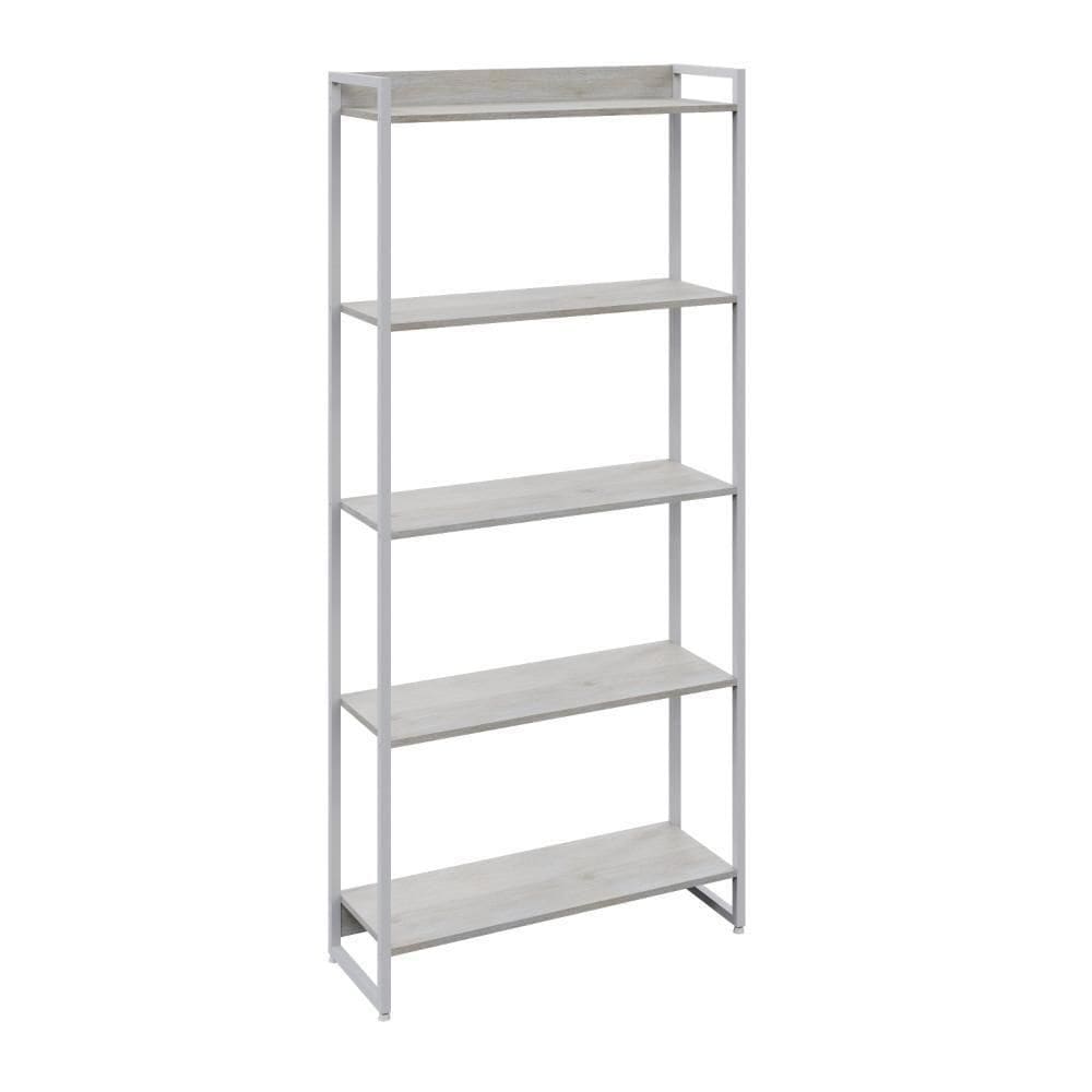 Estante Dynamica 80x30x187cm C/05 Prateleiras Snow / Snow /