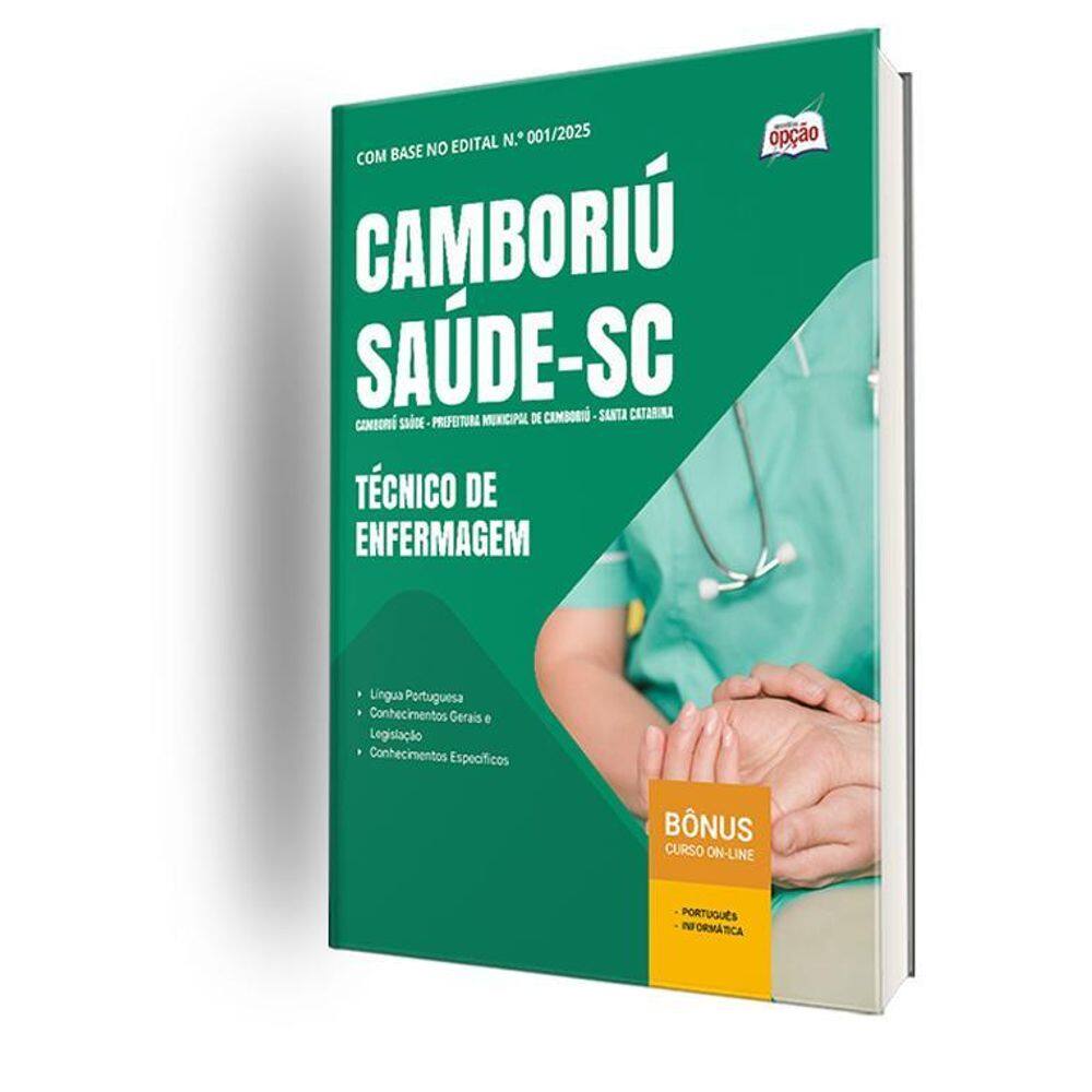 Apostila Prefeitura De Camboriú Sc 2025 - Técnico Enfermagem