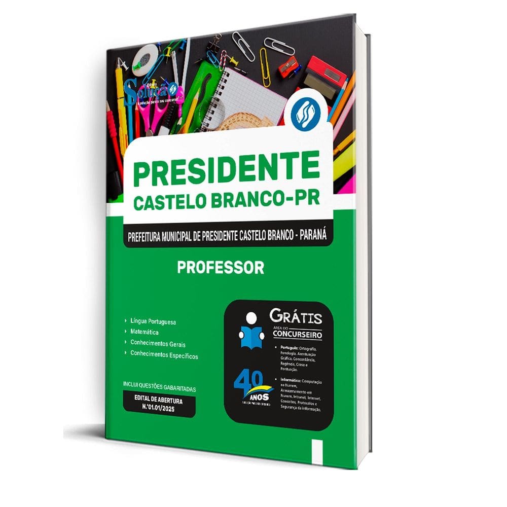 Apostila Presidente Castelo Branco Pr 2025 Professor