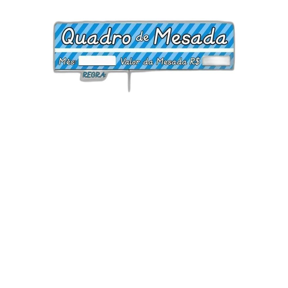 Ímã De Geladeira Painel Magnético Educativo Azul