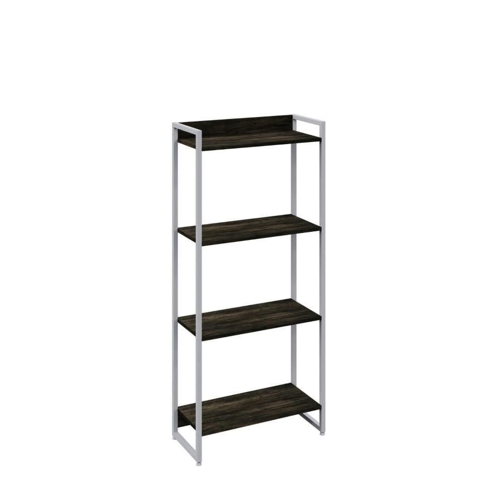 Estante Dynamica 60x30x146cm C/04 Prateleiras Carvalho Dark / Carvalho Dark /