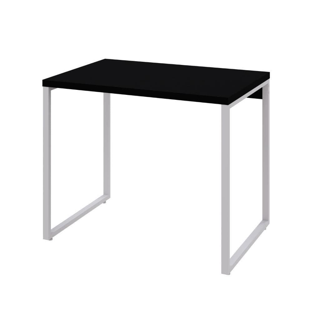 Mesa Kuadra Office 90x60x75cm Preto ônix - Preto ônix -