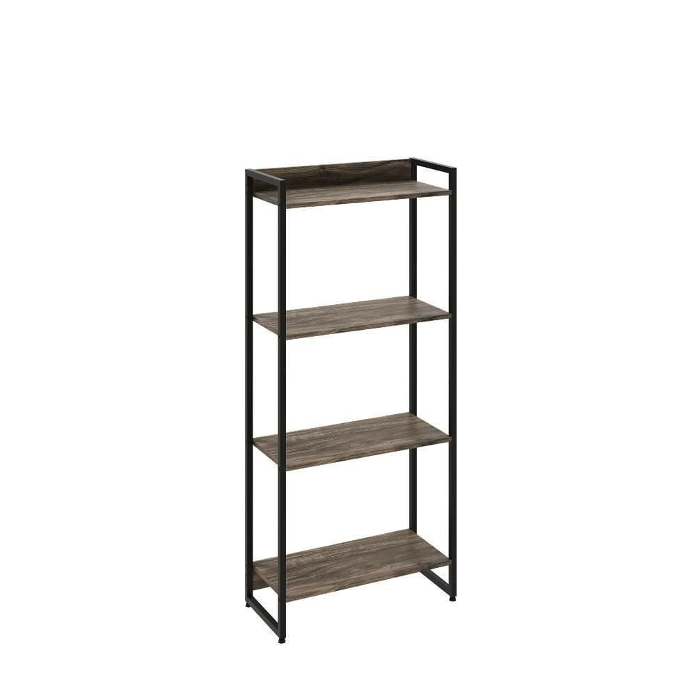 Estante Dynamica 60x30x146cm C/04 Prateleiras Carvalho Dark / Carvalho Dark /