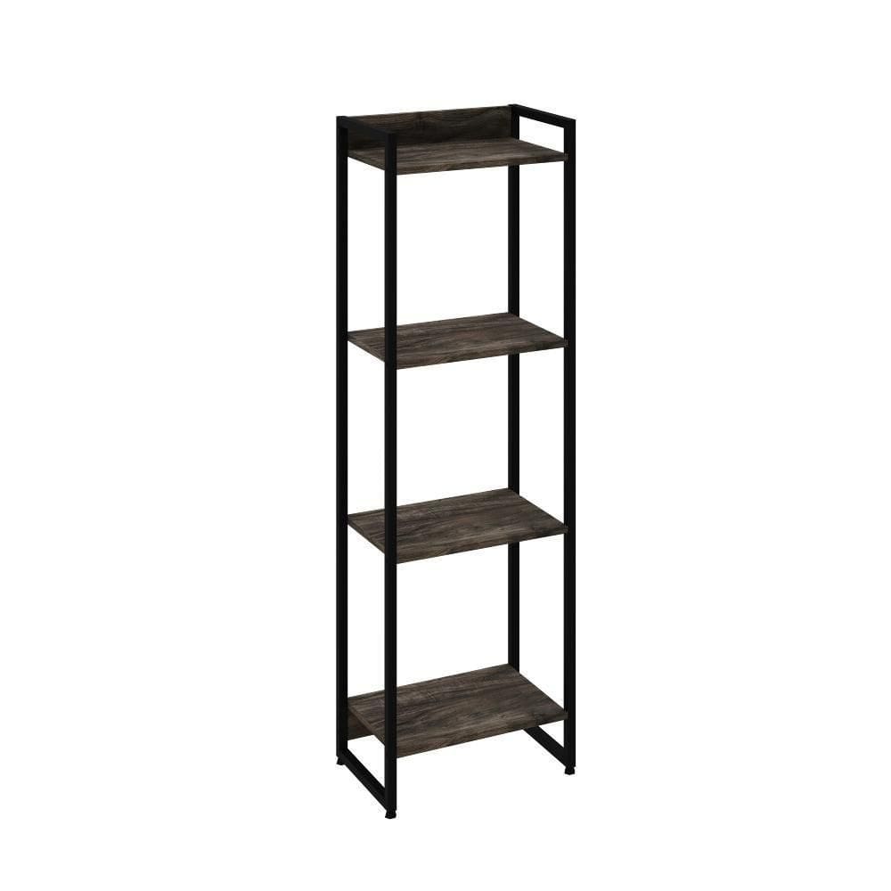 Estante Dynamica 45x30x146cm C/04 Prateleiras Carvalho Dark / Carvalho Dark /