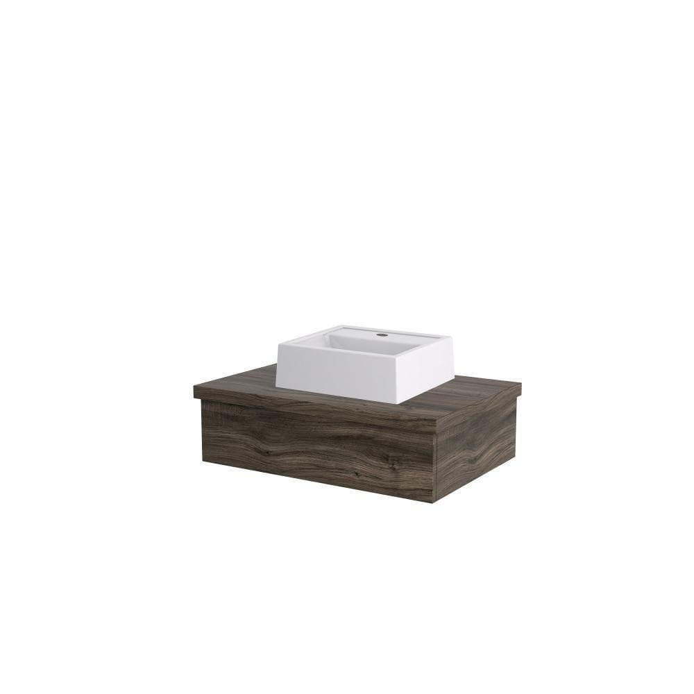 Conjunto Bancada C-cuba Q32 Metrópole 600 Carvalho Carvalho Dark