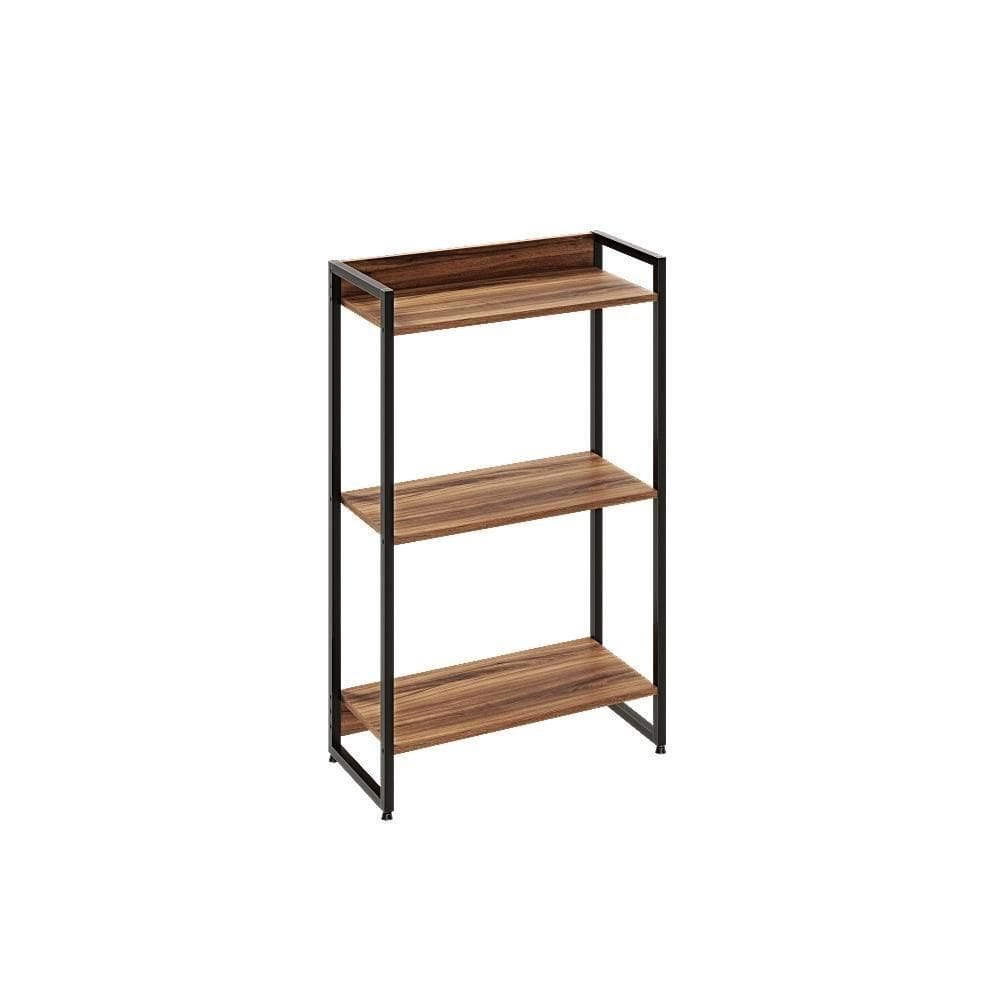Estante Dynamica 60x30x104cm Com 03 Prateleiras Nogal /