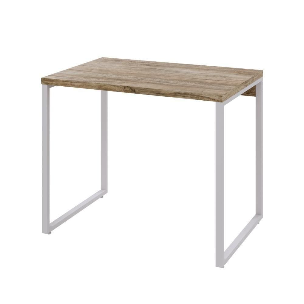 Mesa Kuadra Office 90x60x75cm Carvalho - Carvalho -