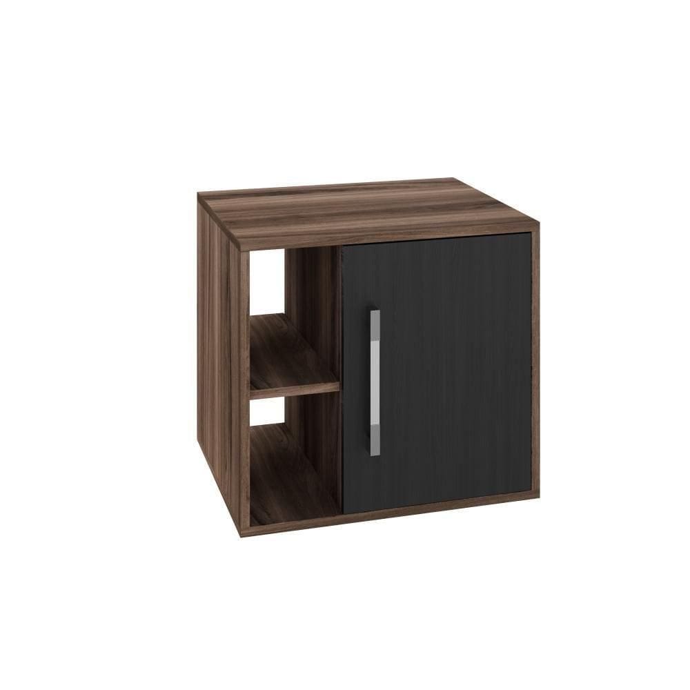 Gabinete Soft 500 Perffect Acetinado Nogal C-preto ônix
