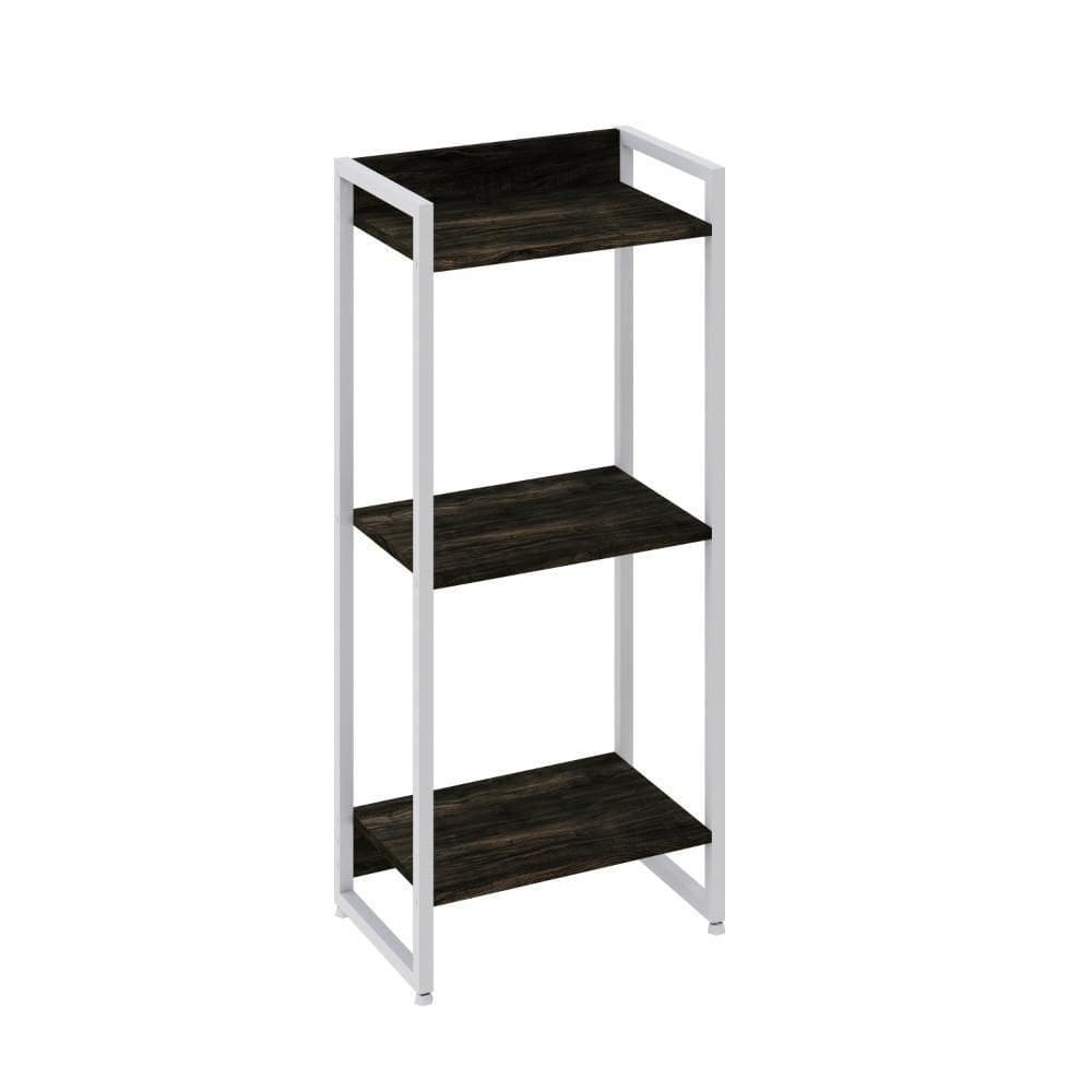 Estante Dynamica 45x30x104cm C/03 Prateleiras Carvalho Dark / Carvalho Dark /