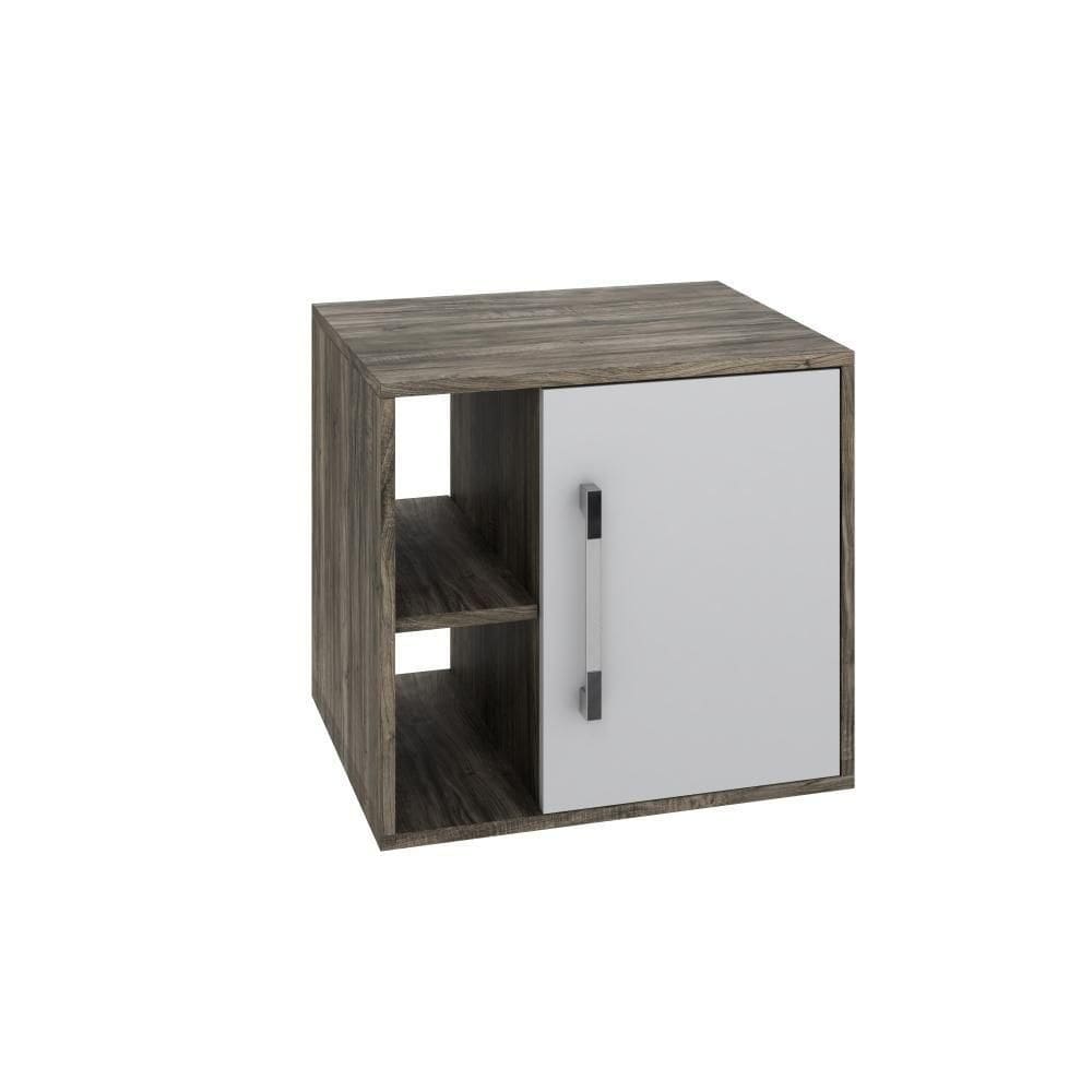 Gabinete Soft 500 Perffect Acetinado Carvalho Dark C-branco Chess