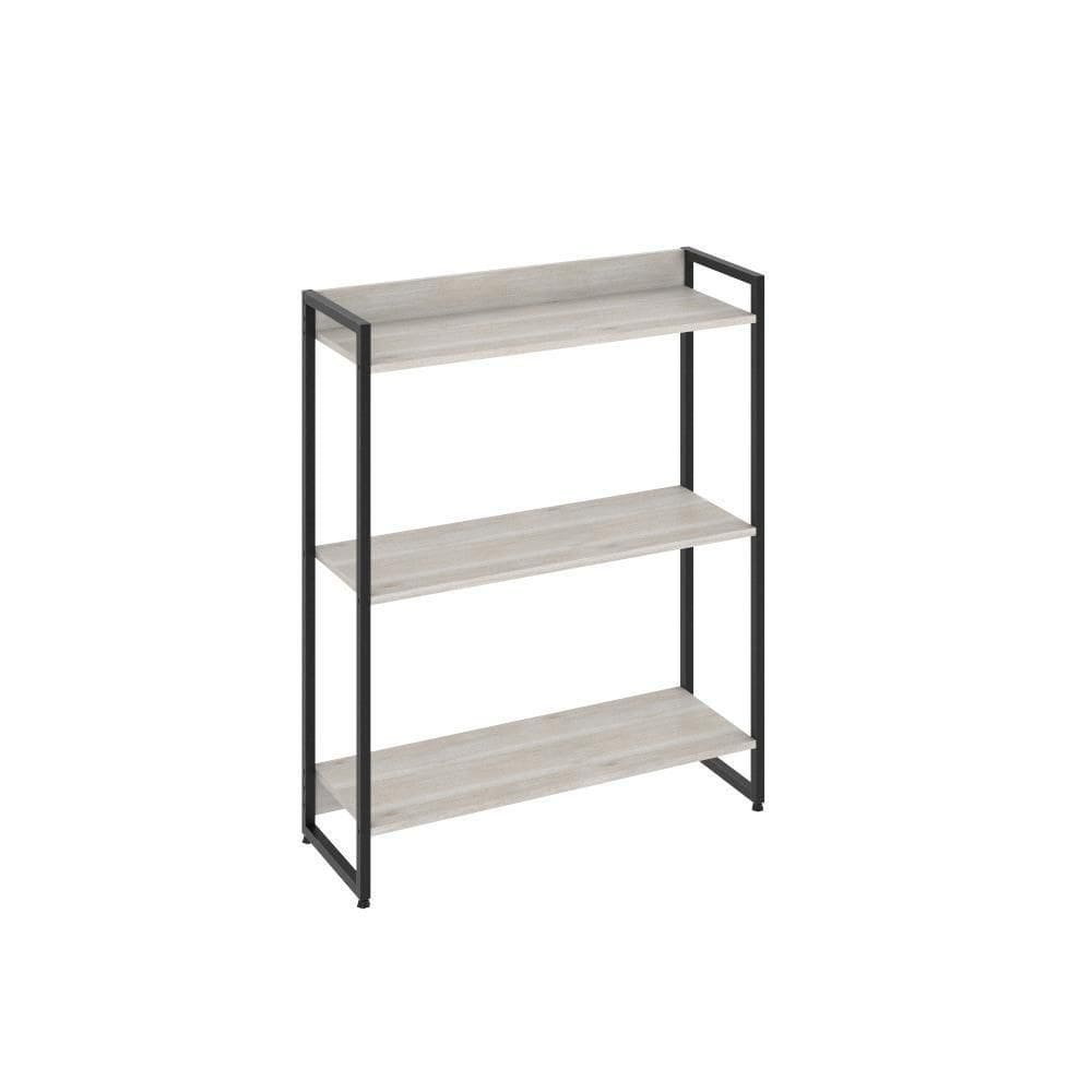 Estante Dynamica 80x30x104cm C/03 Prateleiras Snow / Snow /