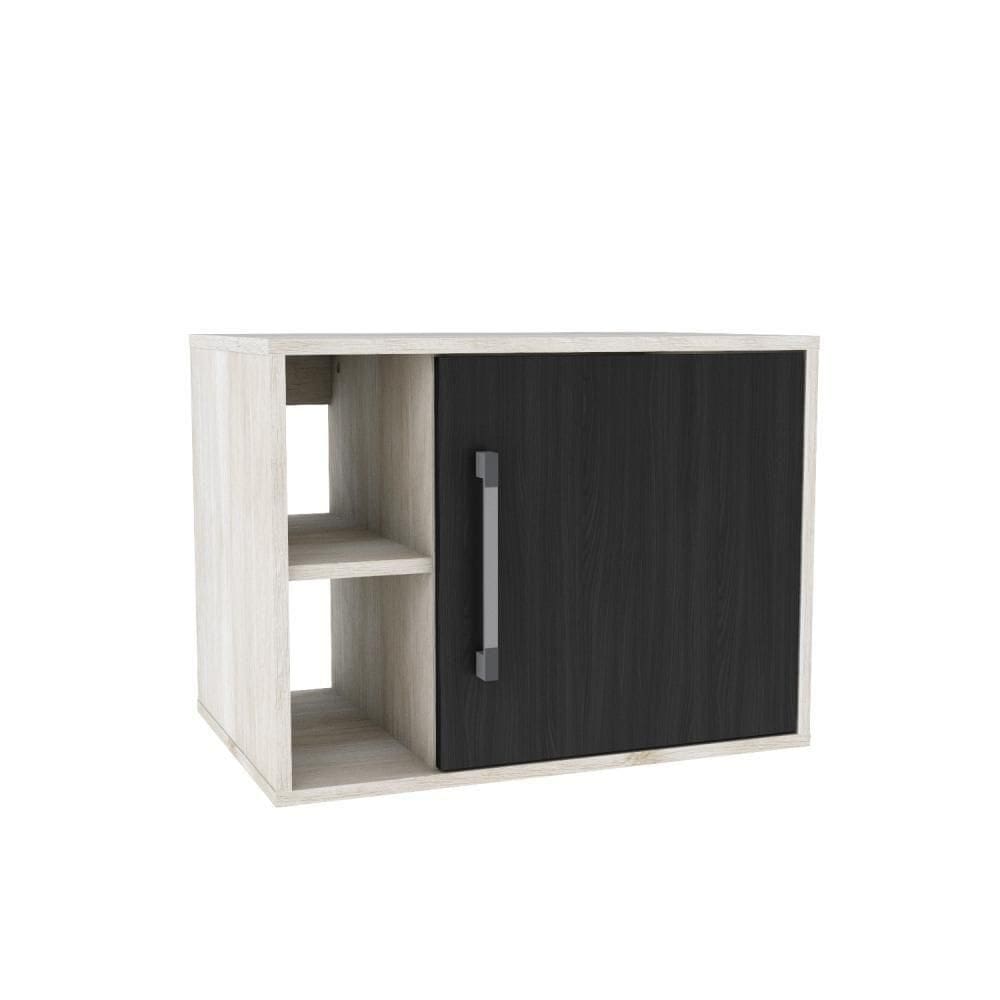 Gabinete Soft 600 Perffect Acetinado Snow C-preto ônix
